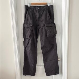 Armani Exchange Dark Gray Cargo Pants